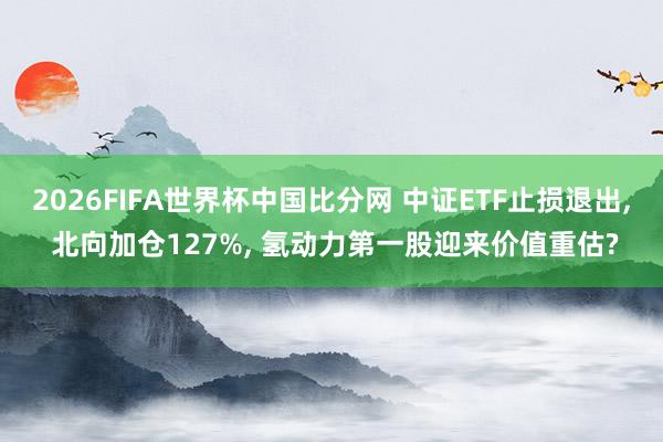2026FIFA世界杯中国比分网 中证ETF止损退出， 北向加仓127%， 氢动力第一股迎来价值重估?