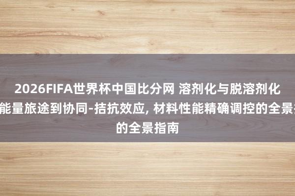 2026FIFA世界杯中国比分网 溶剂化与脱溶剂化: 从能量旅途到协同-拮抗效应， 材料性能精确调控的全景指南