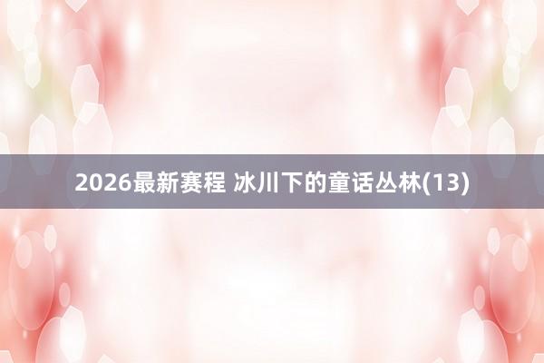 2026最新赛程 冰川下的童话丛林(13)