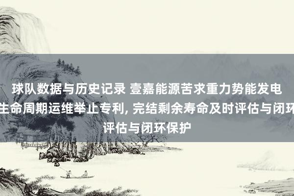 球队数据与历史记录 壹嘉能源苦求重力势能发电系统生命周期运维举止专利， 完结剩余寿命及时评估与闭环保护
